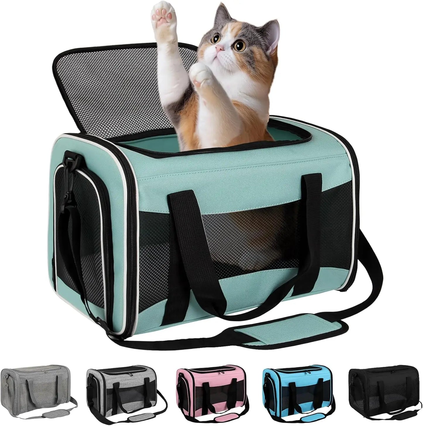 Cat carrier Case Airline Approved.