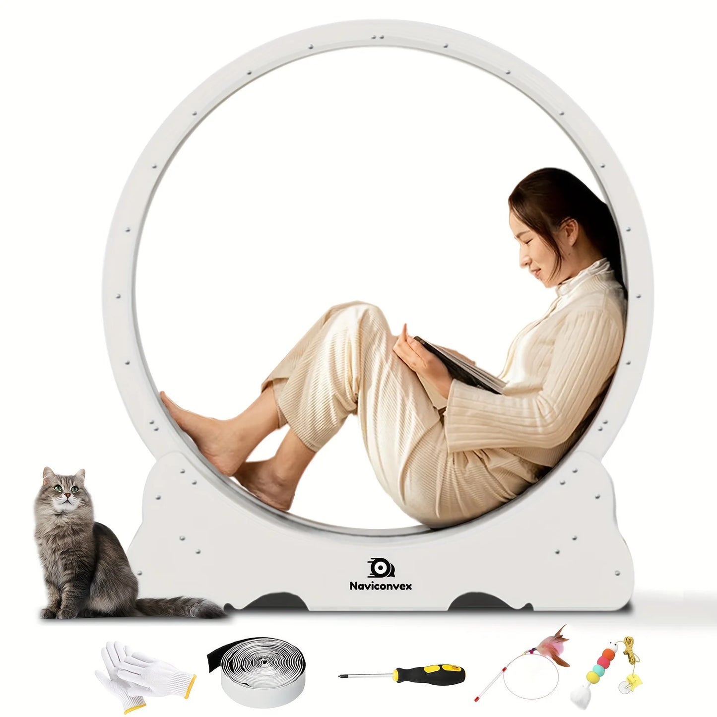 Large Cat Exercise Wheel.