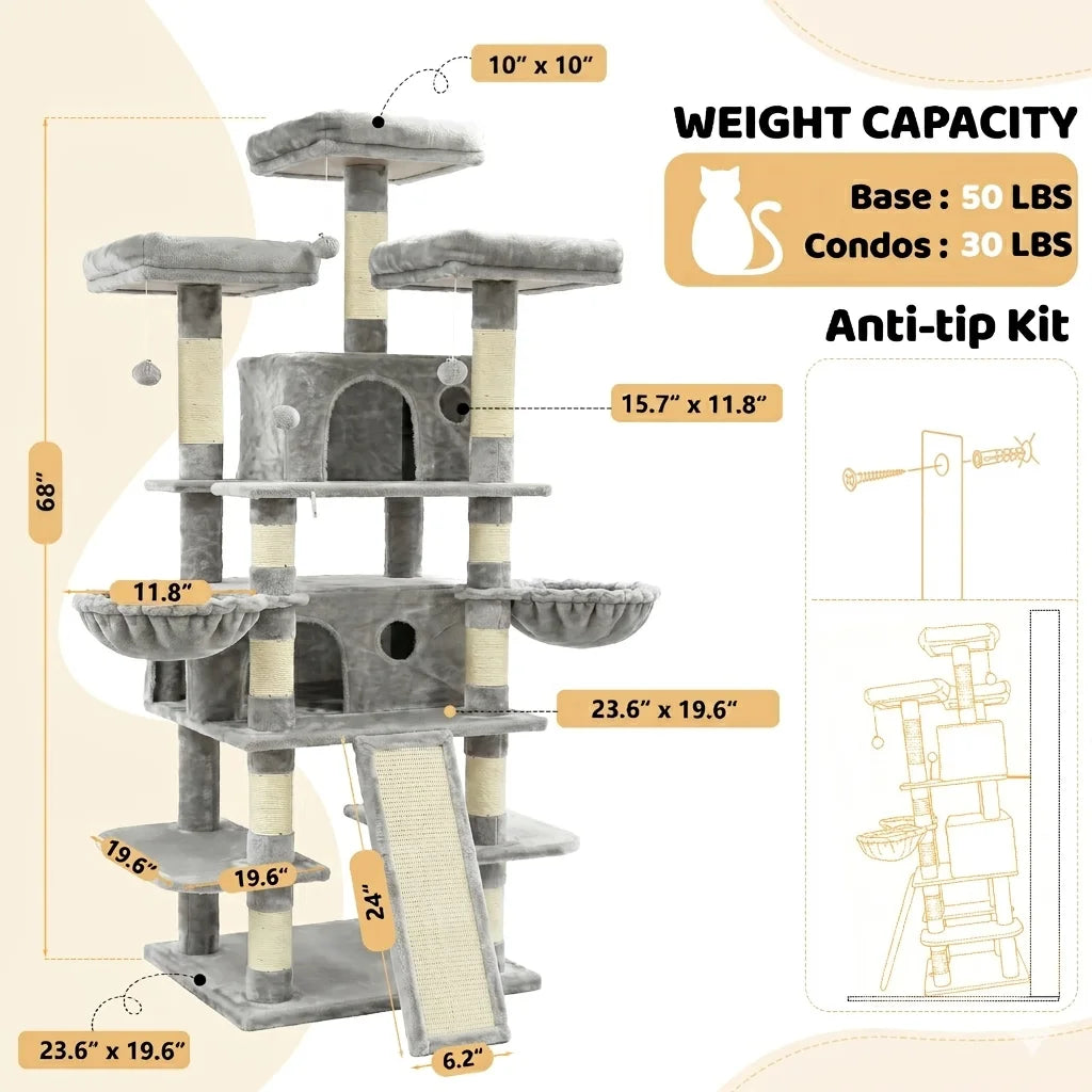 Large Multi-Level Cat Tree Tower.