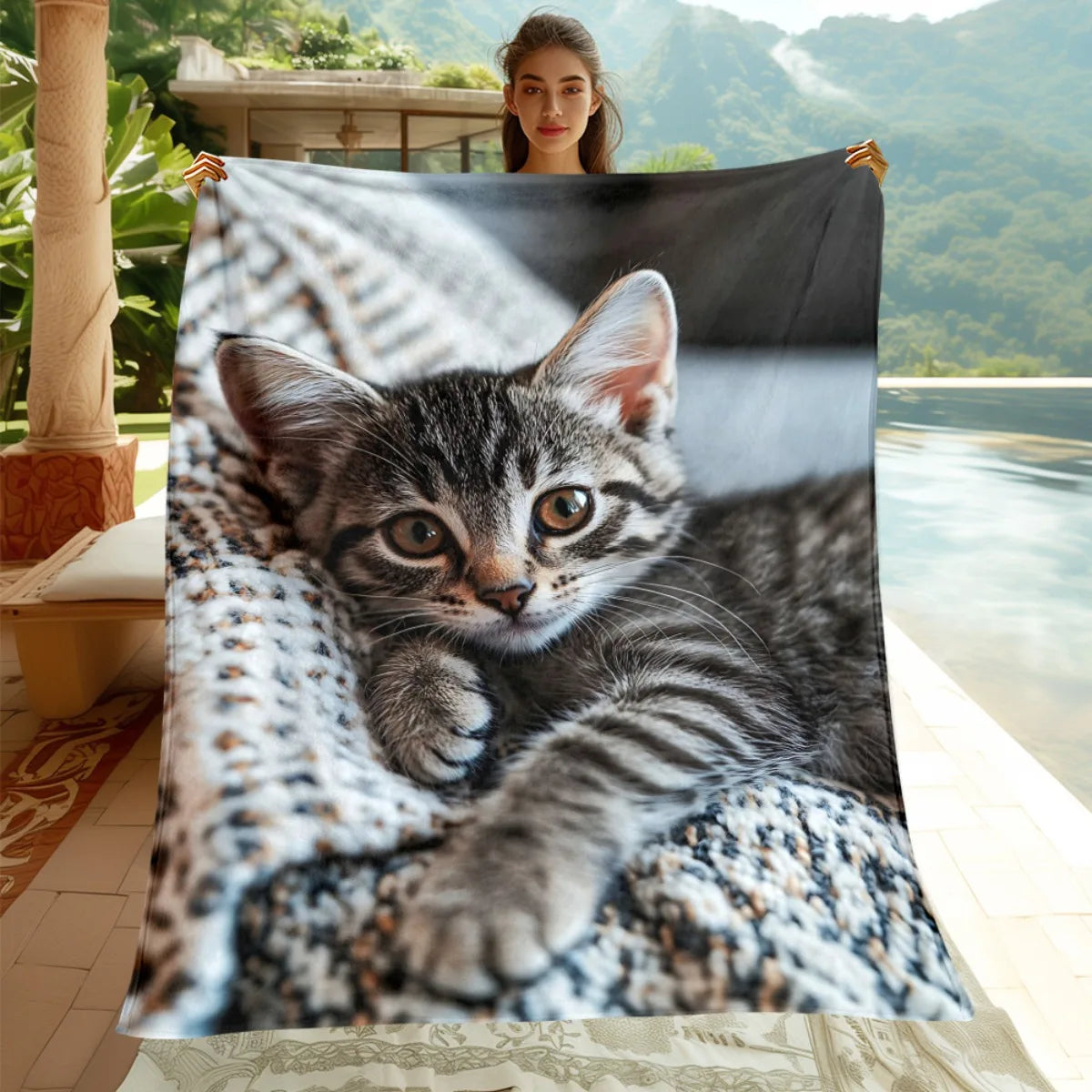 Portable Cat Blanket.
