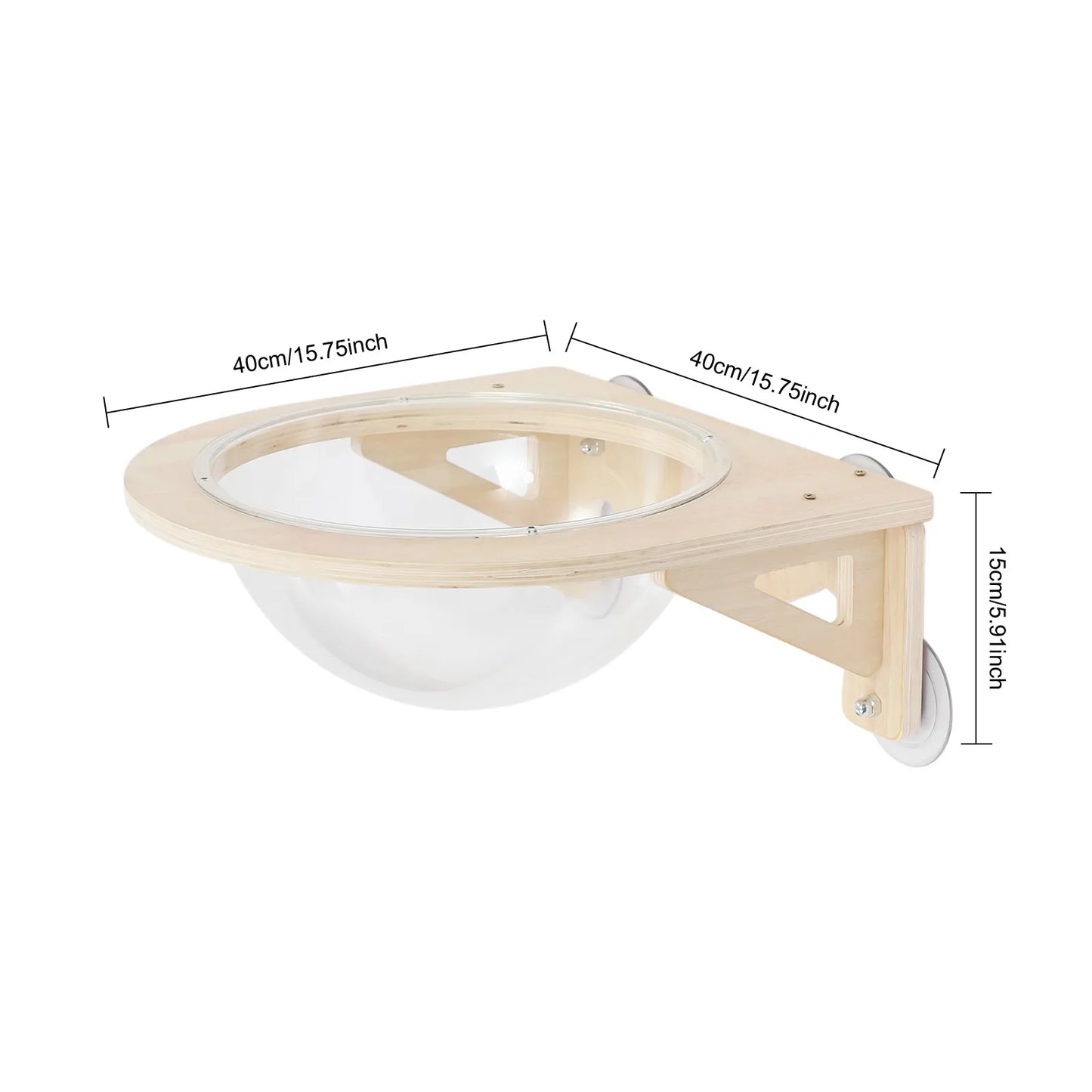 Wooden Cat Space Clear Capsule.
