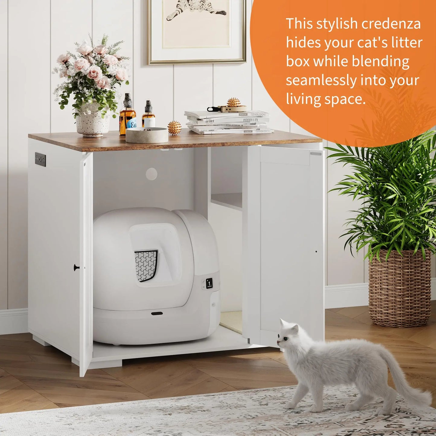 Cat Litter Enclosure.