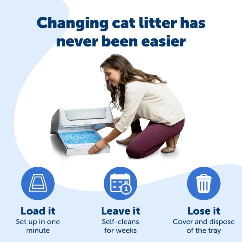 Crystal Disposable Cat Litter Trays.