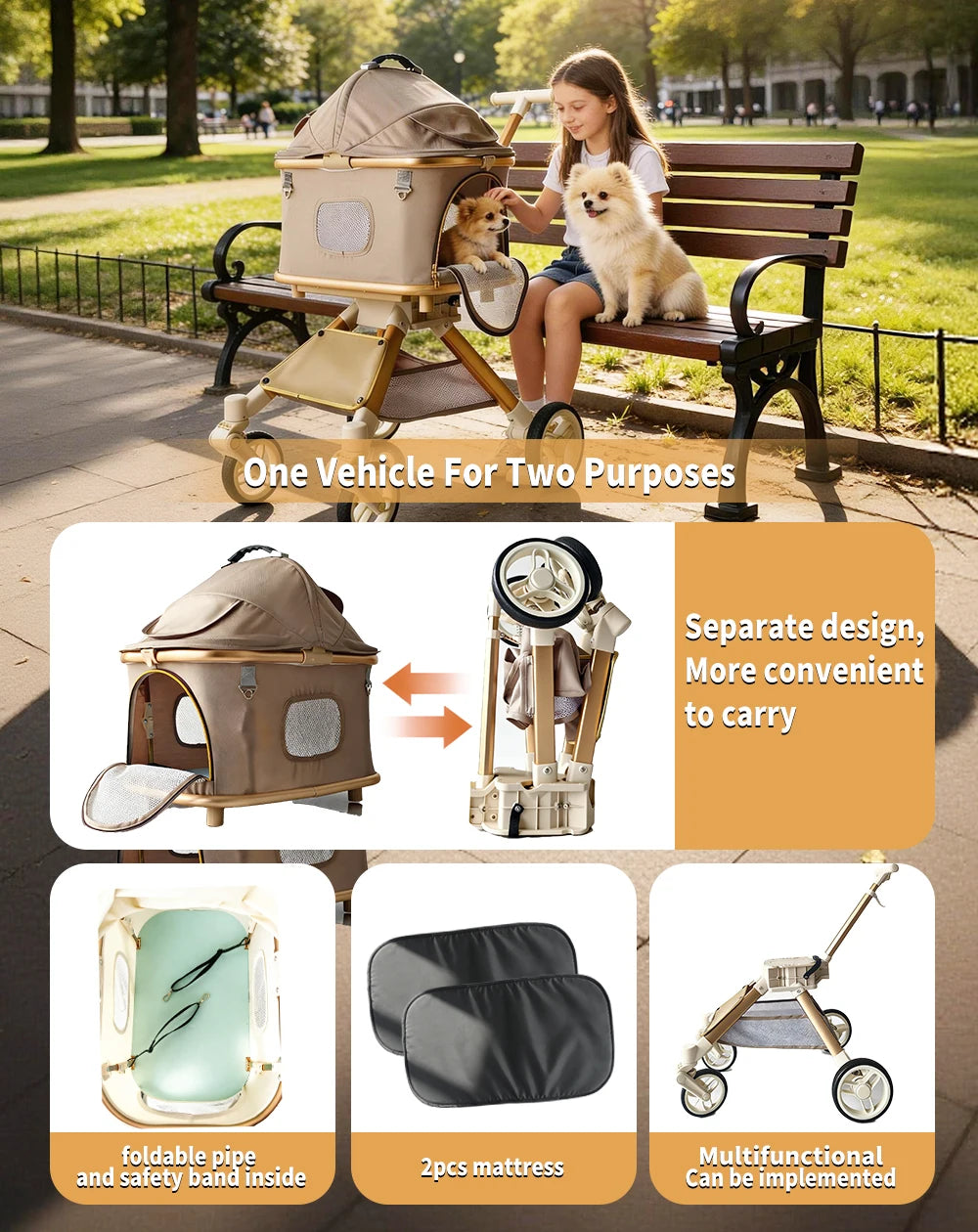Pet Stroller.