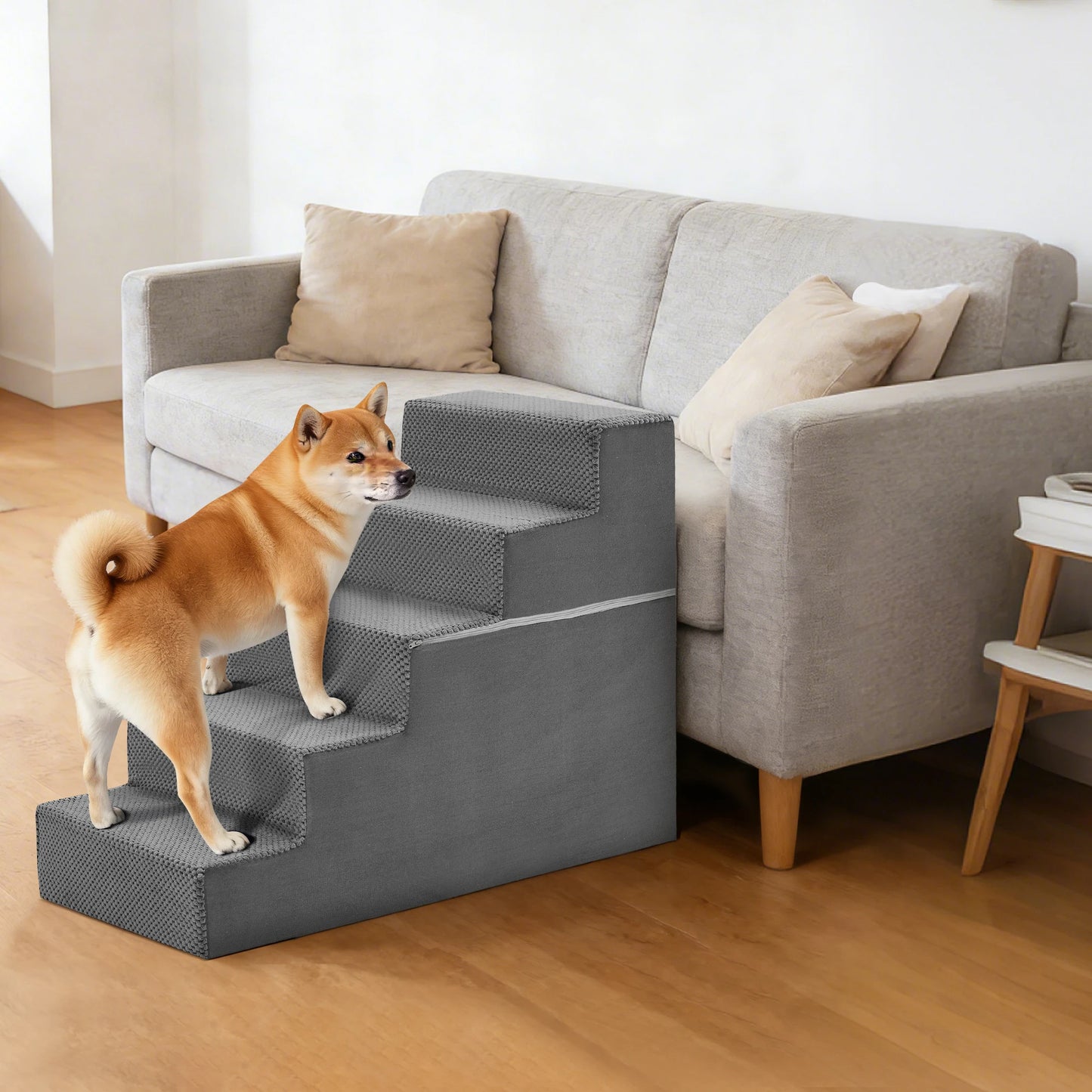 3-5 Steps Foam Dog Stairs.
