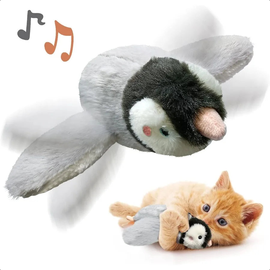 Cat Toys Flapping Wings Penguin