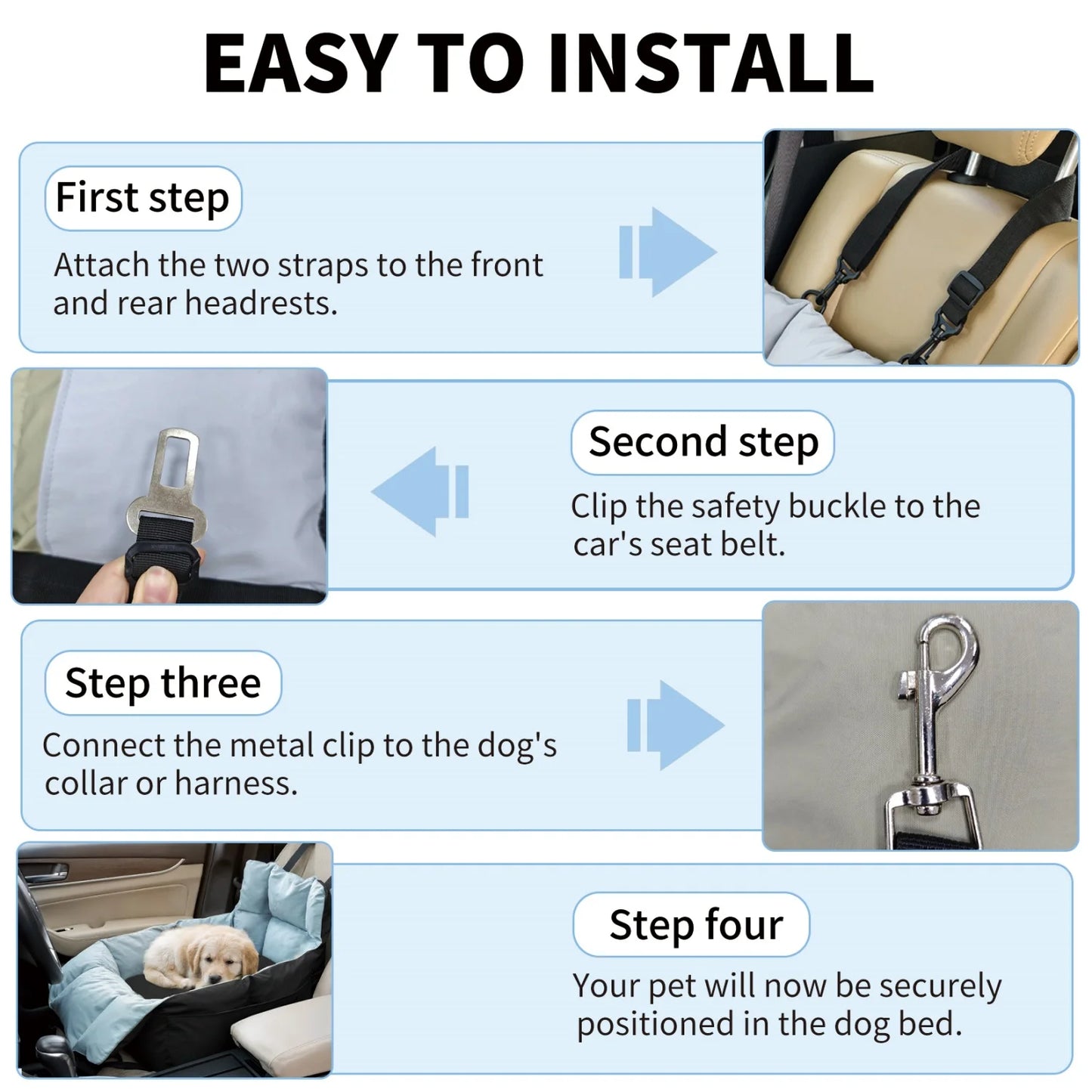 Dog Car Seat for Small Dogs.