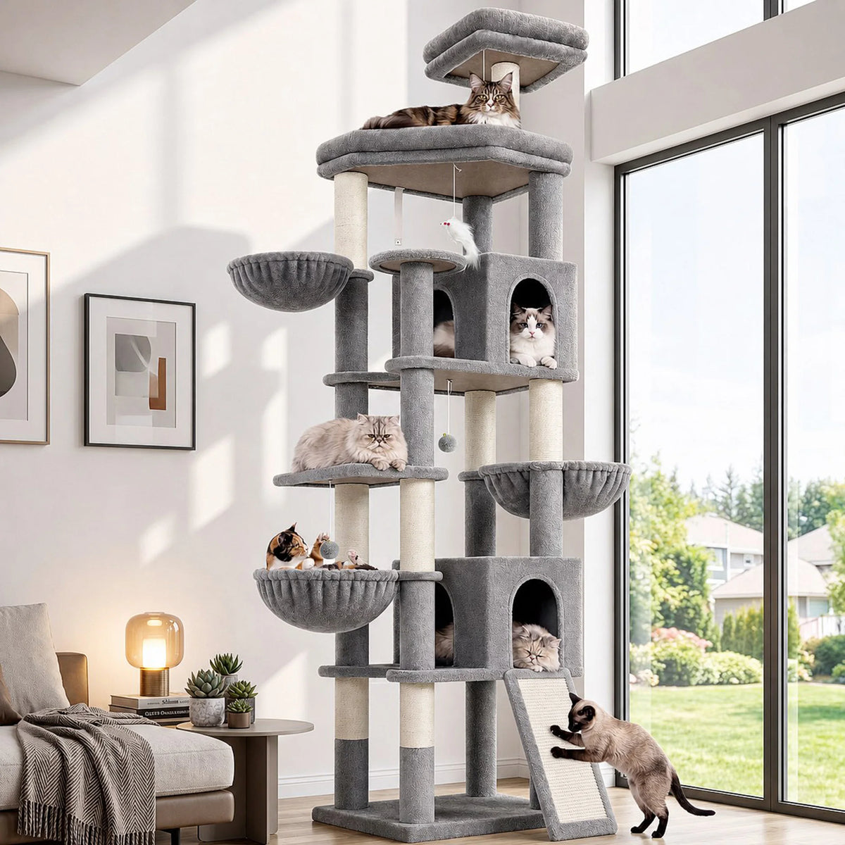 83" Extra Large Cat Tree Tower.