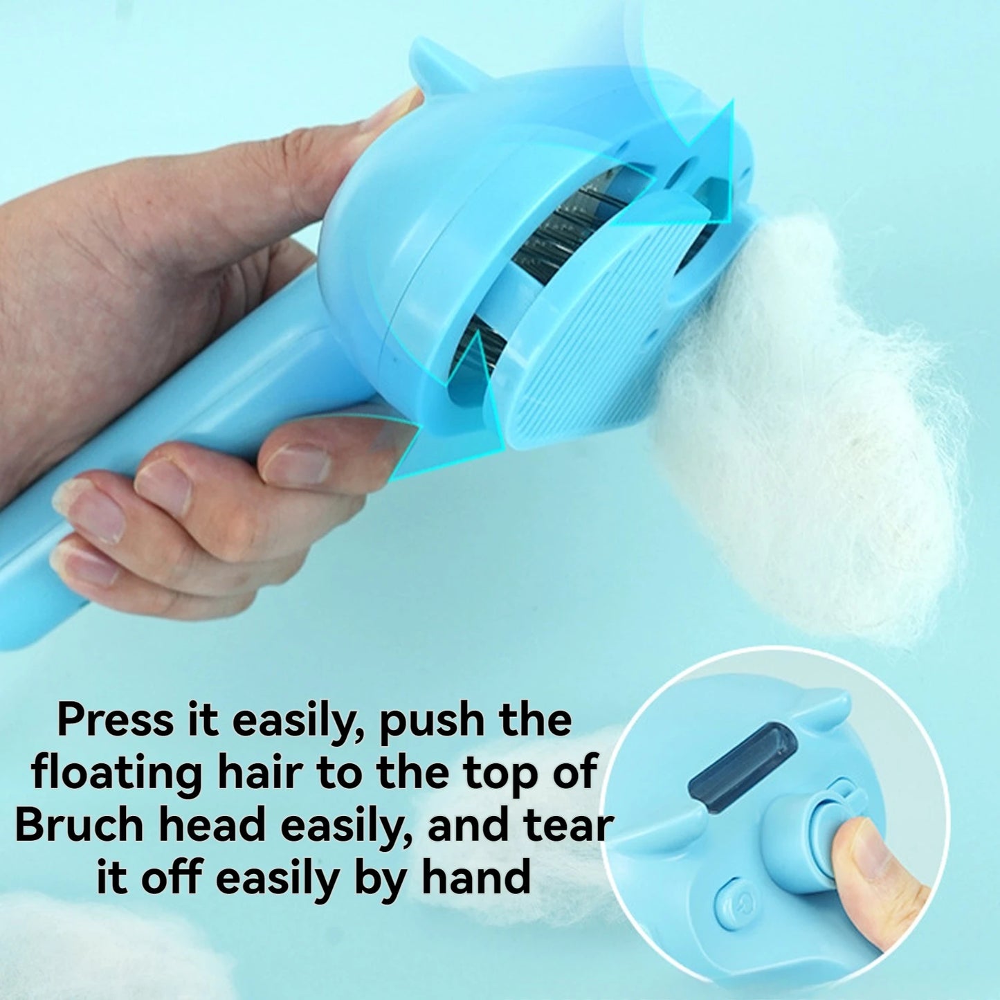 Pet Hair Cleaning Misting Comb Cat Brushes for Indoor Cats.