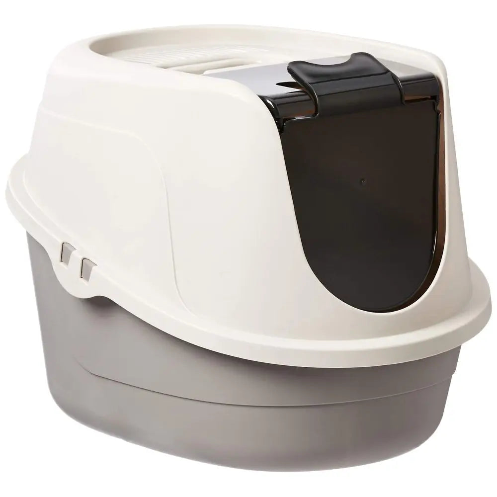 NoMess Hooded Enclosed Cat Litter Box.