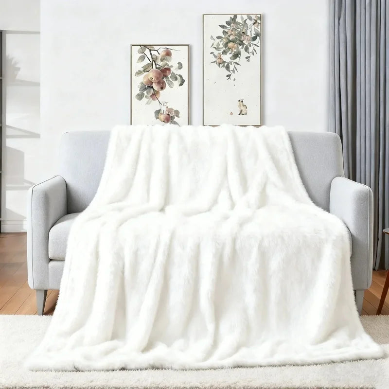 Doodle Colorful Cat Throw Blanket.
