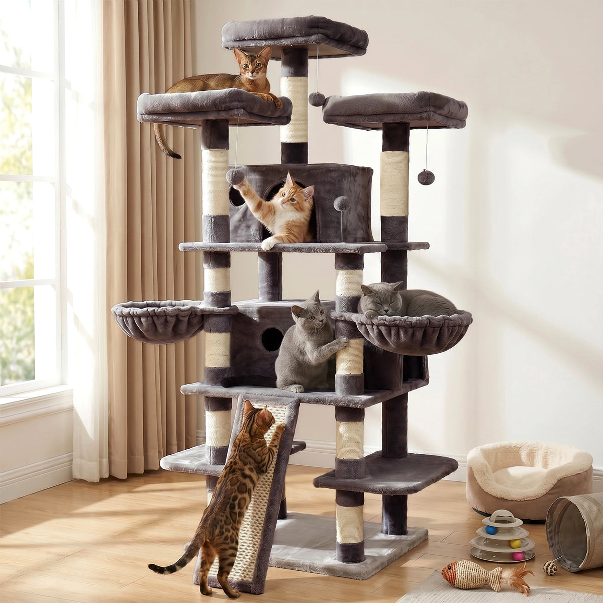 Large Multi-Level Cat Tree.