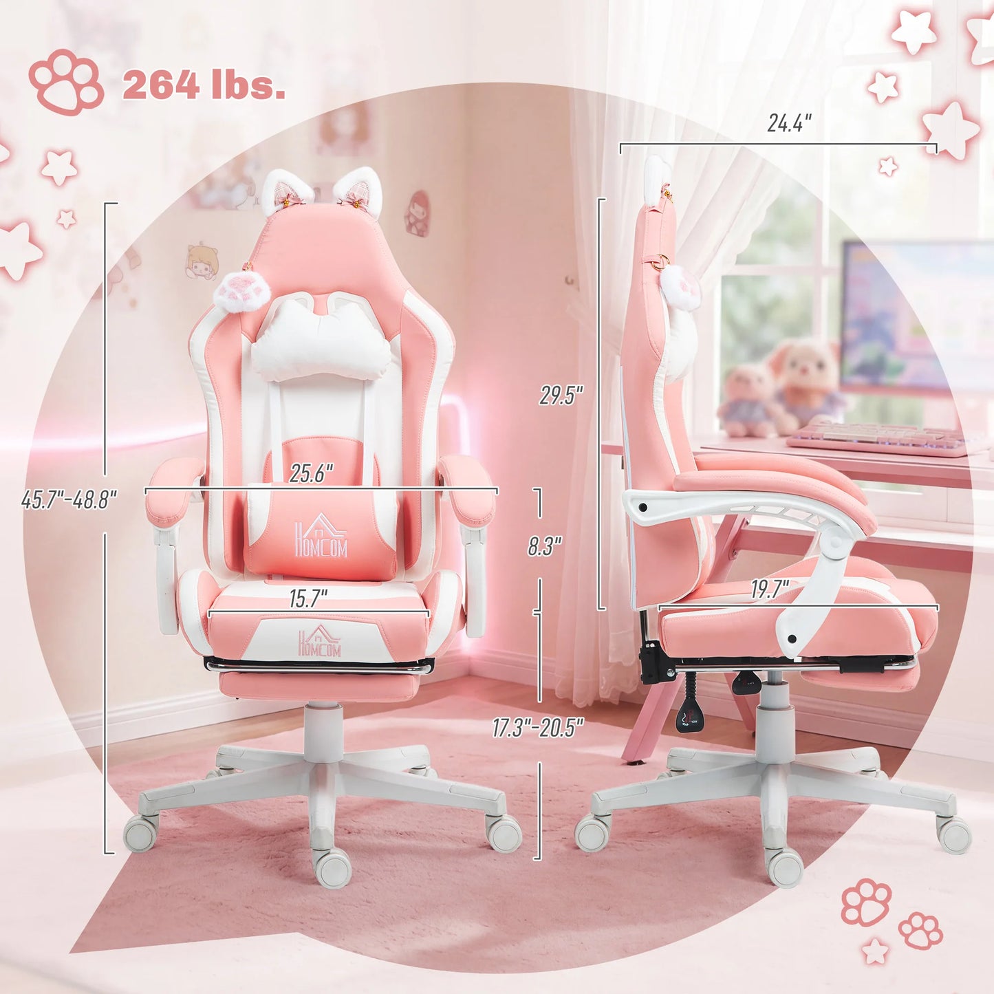 HOMCOM Racing Gaming Chair.