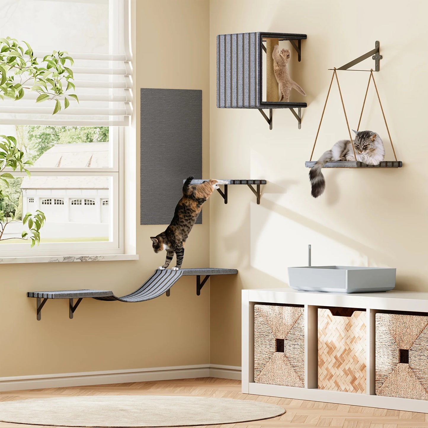 Cat Wall Shelves.
