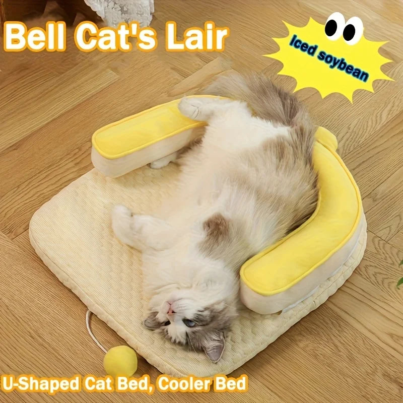 Summer Cooling Cat Bed.