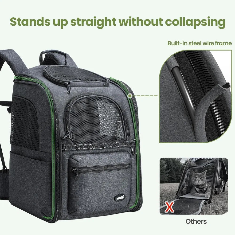 Ergonomic Breathable Pet Backpack.