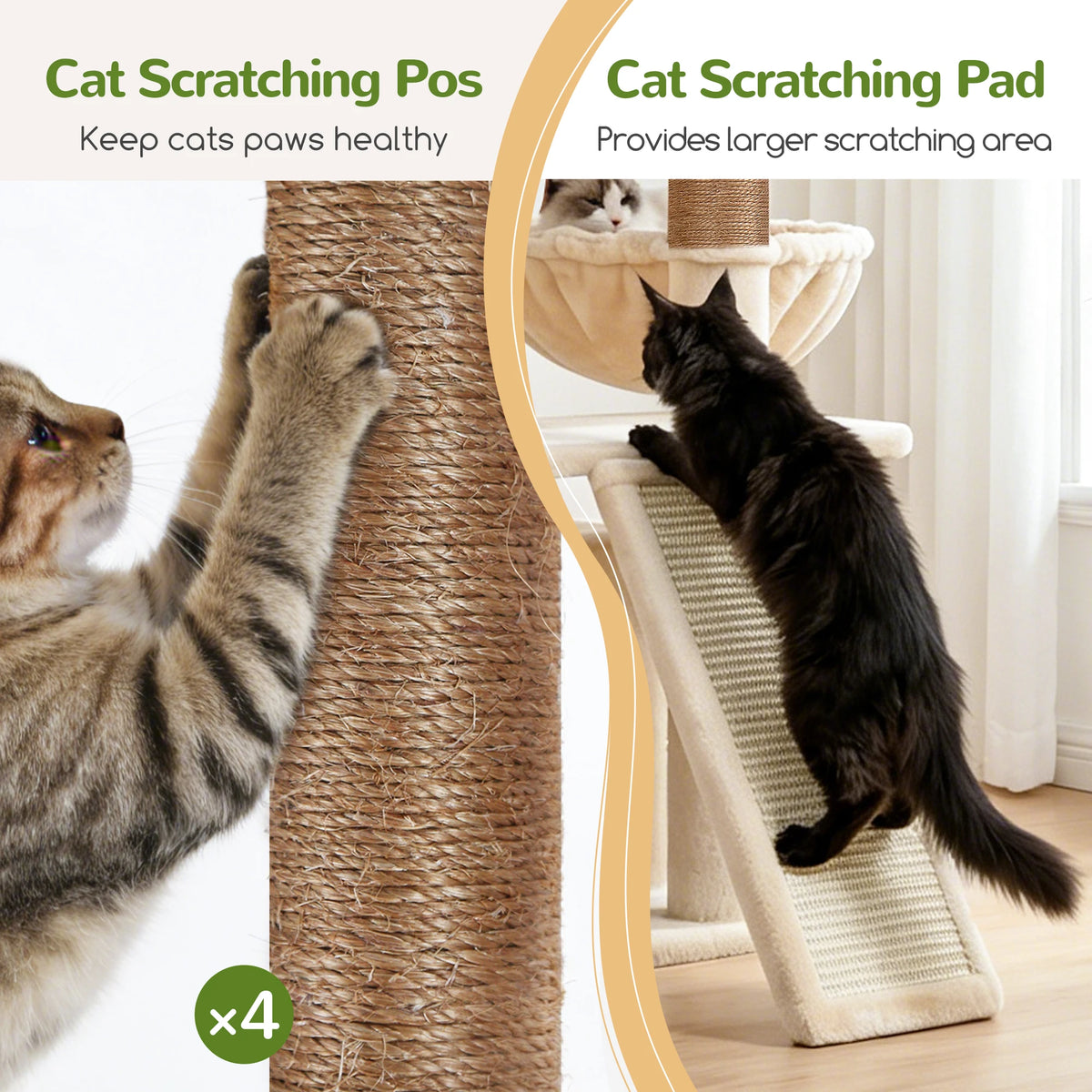 Large Cat Tree for Multiple Cats.