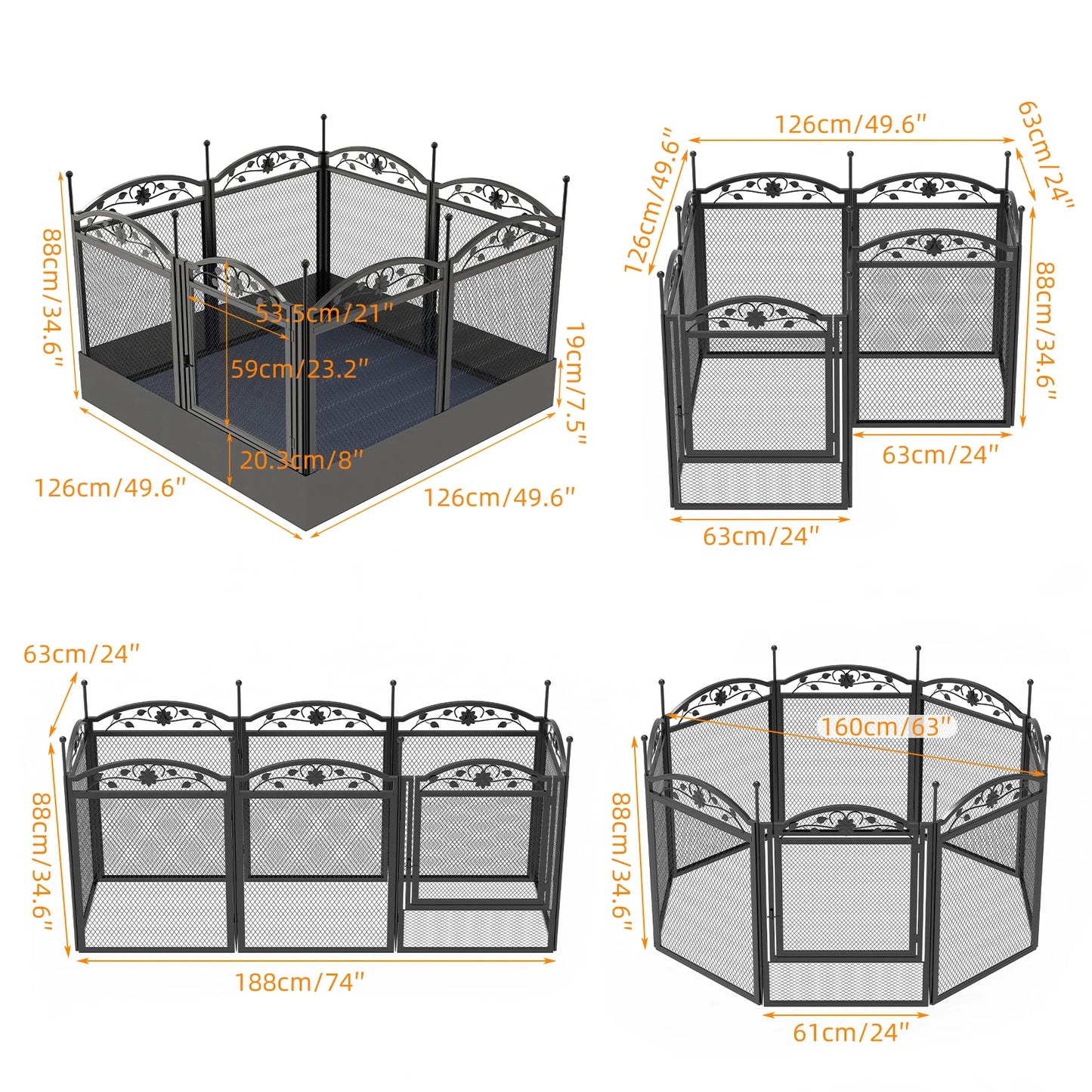 DIY Heavy Duty Dog Playpen.