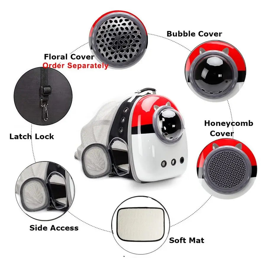 Expandable Cat Carrier Backpack.