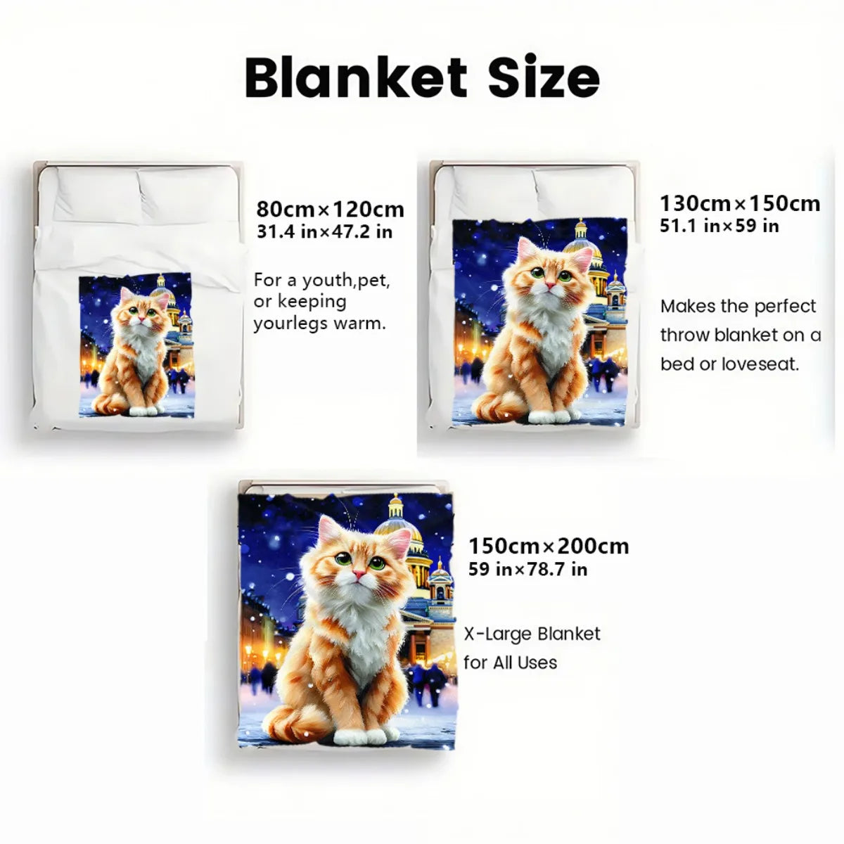 Cat Themed Blanket.