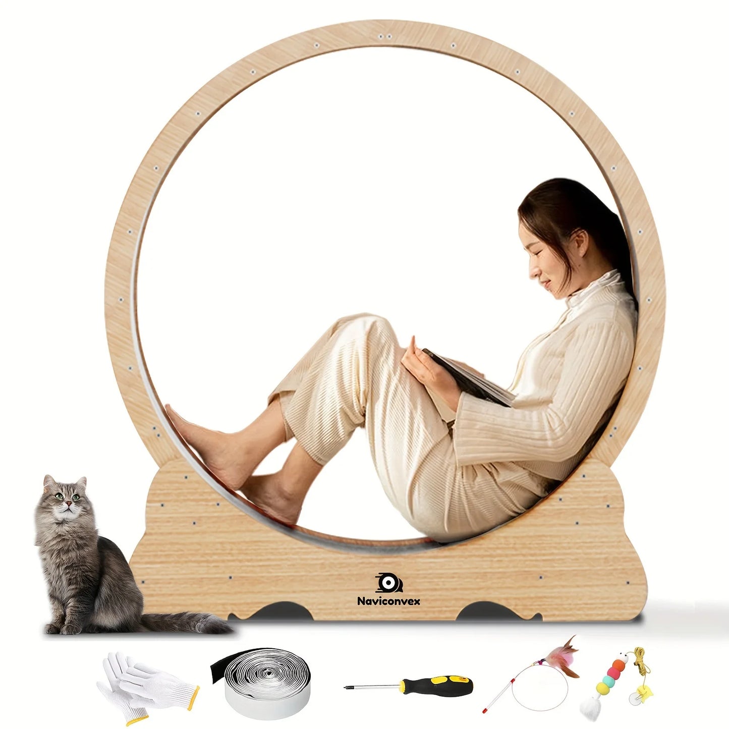 Large Cat Exercise Wheel.