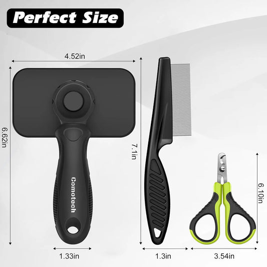 3-Piece Cat Grooming Kit.