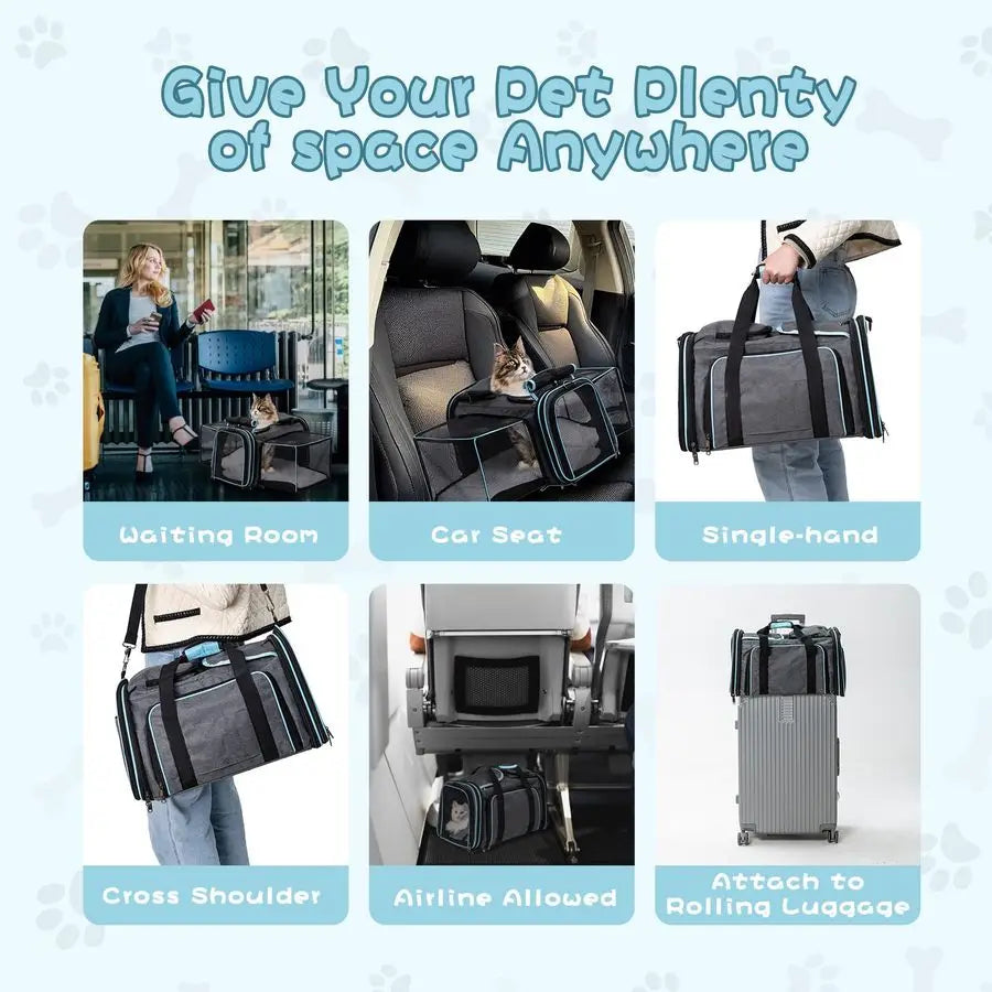 Expandable Cat Carrier.