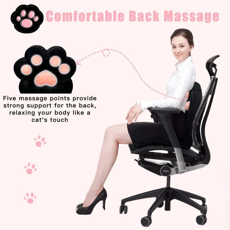 L-Shape Cat Paw Cushion.