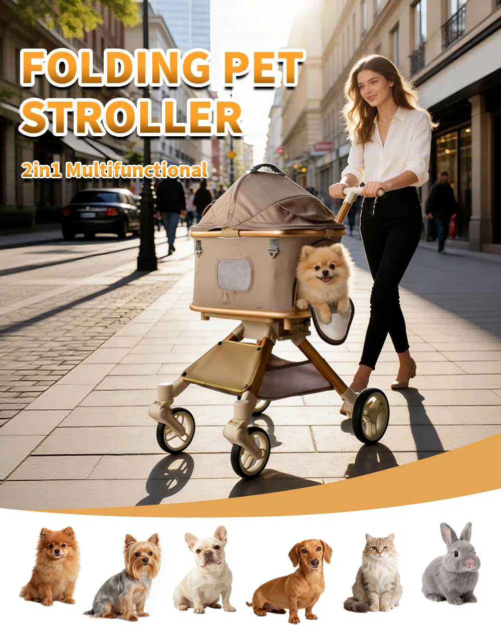 Pet Stroller.