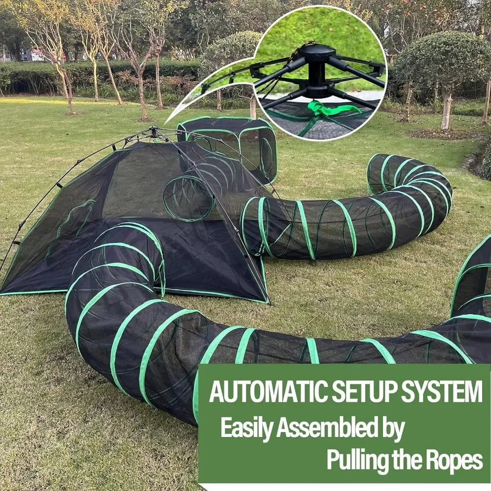 Outdoor Cat Play Tents and Tunnels.