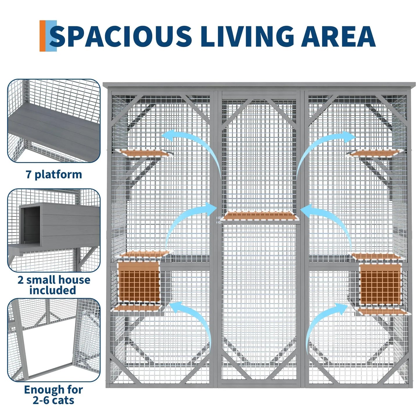 Extra Large Walk-in Catio.