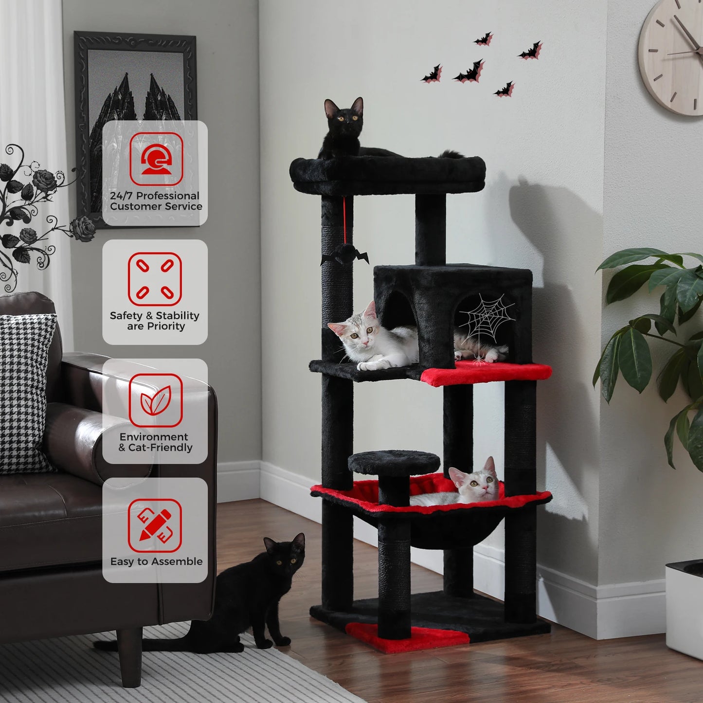 Gothic Cat Tree Tower.