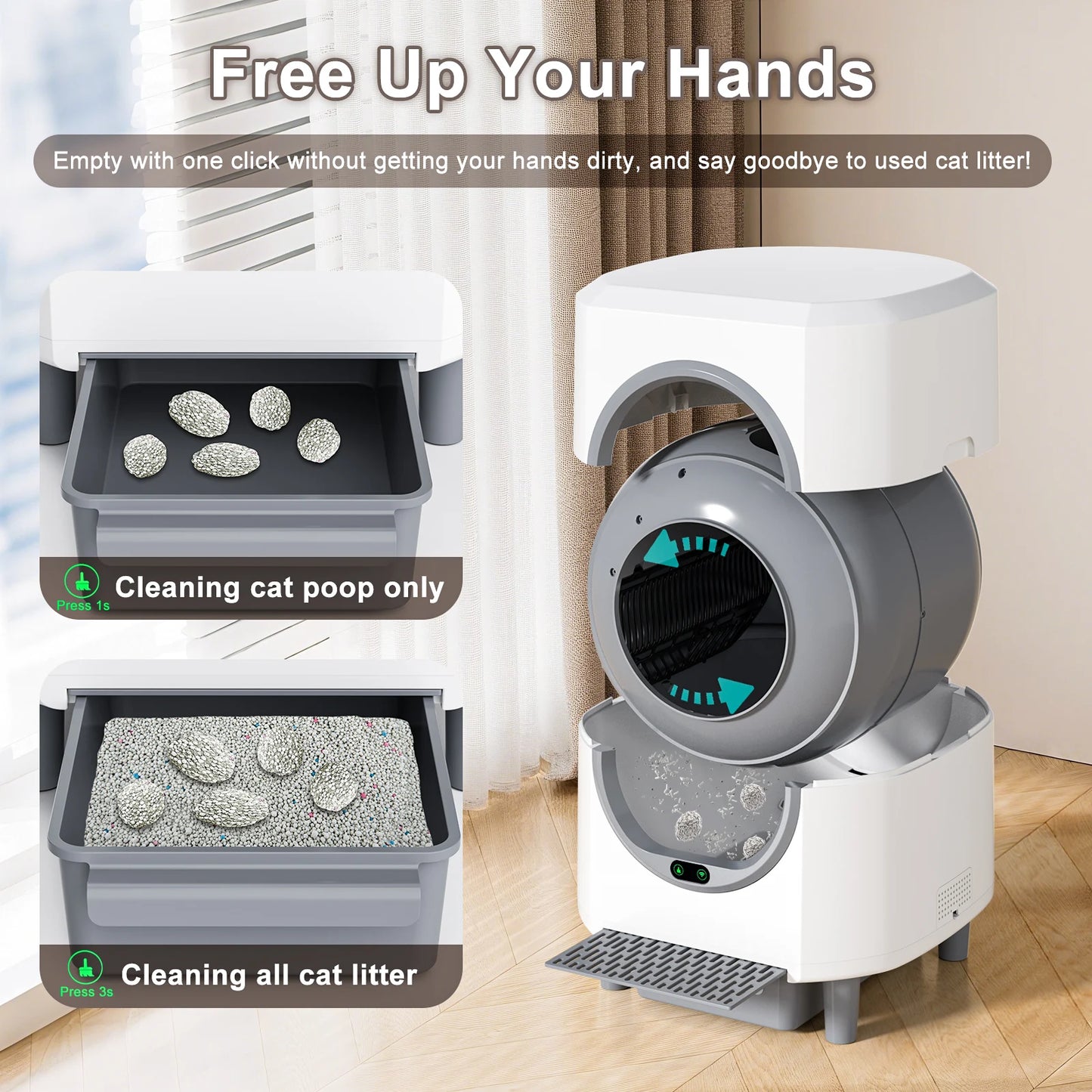 Automatic Litter Box.