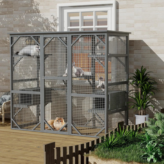 Extra Large Walk-in Catio.
