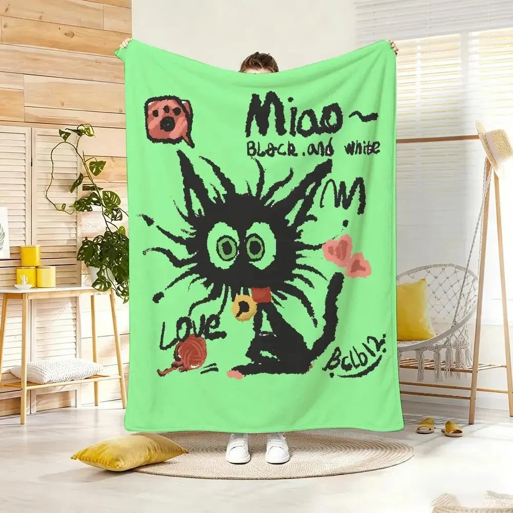 It's Fine I'm Fine Everything Is Fine Frazzled Blanket.