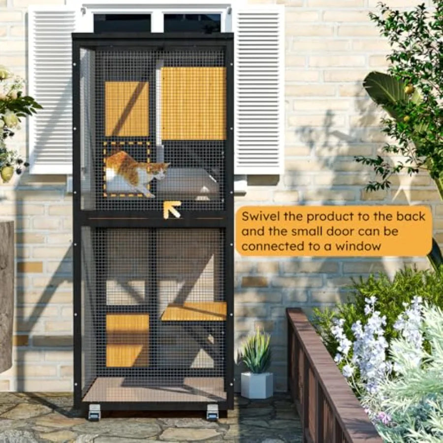 Outdoor Cat Enclosure.