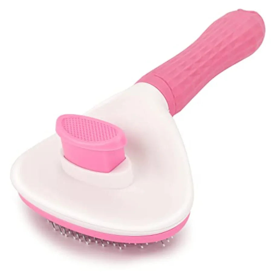 Self-Cleaning Slicker Brush.