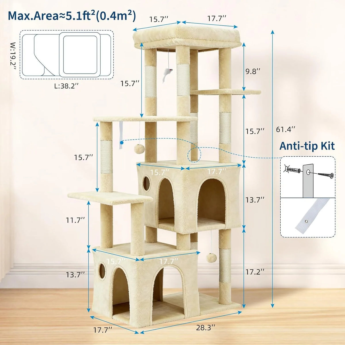 Large Cat Tree Tower.