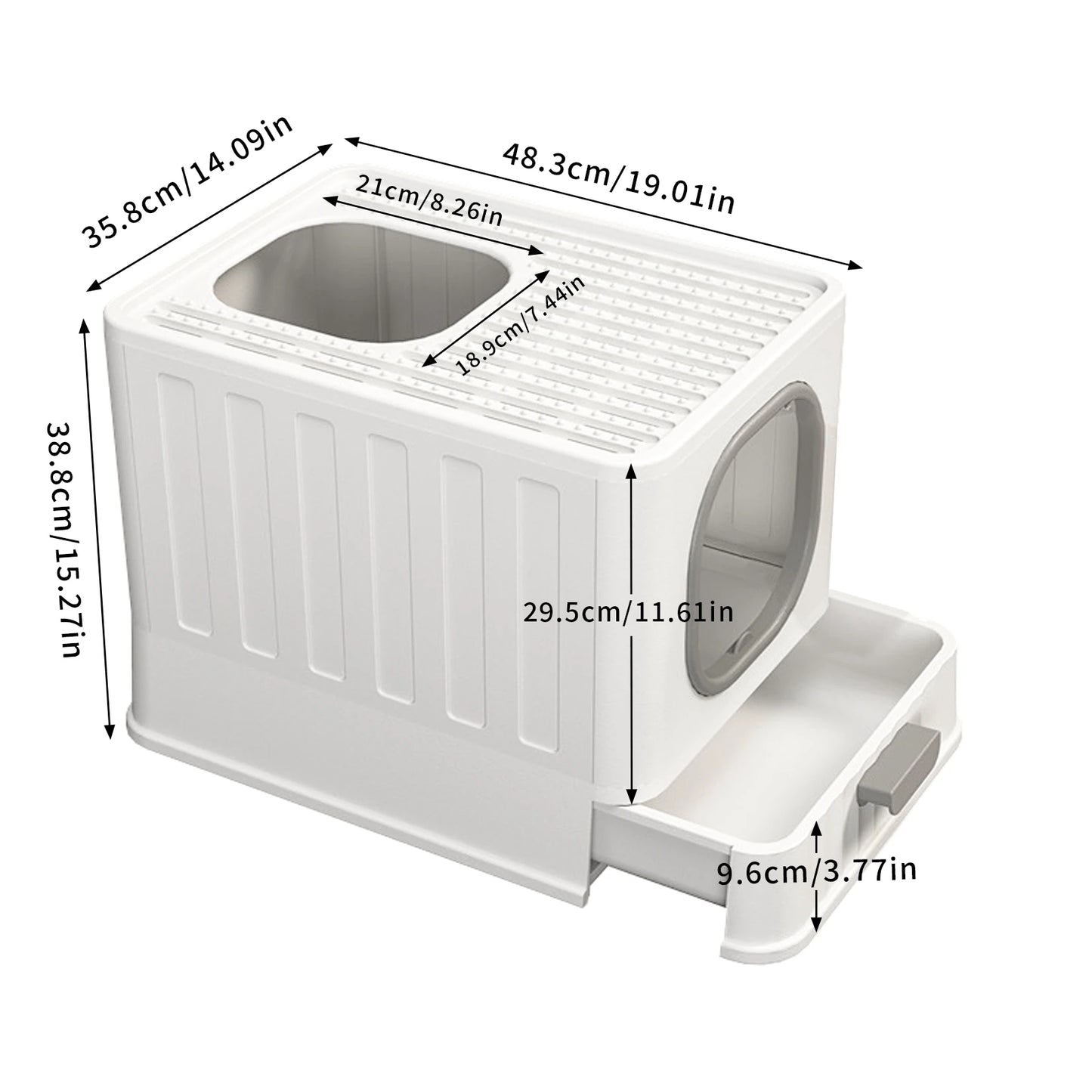 Large Cat Litter Box.
