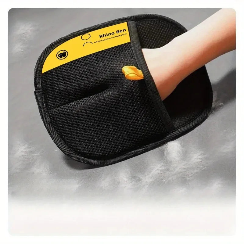 2-Piece Pet Hair Removal Gloves.