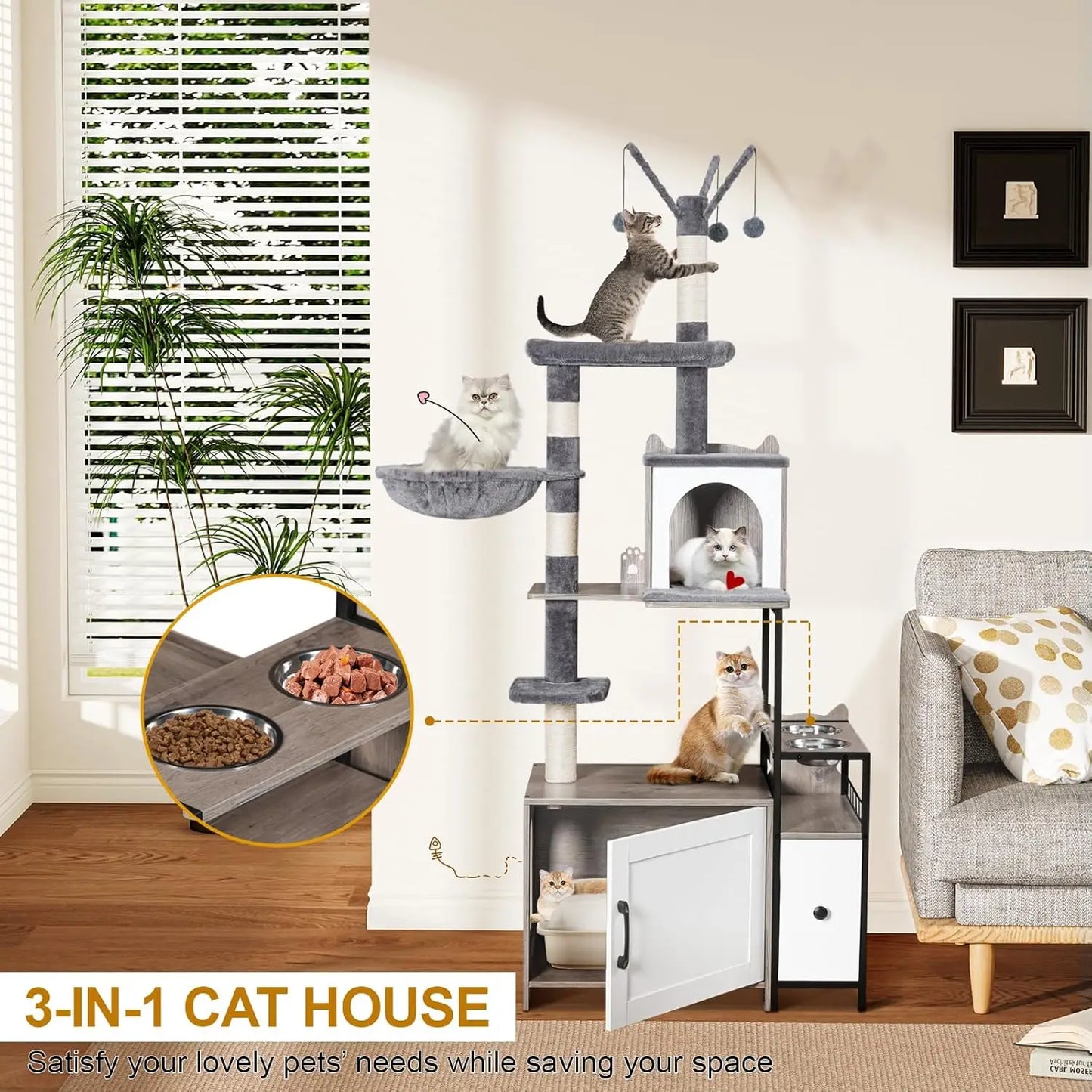 Modern Cat Tower.