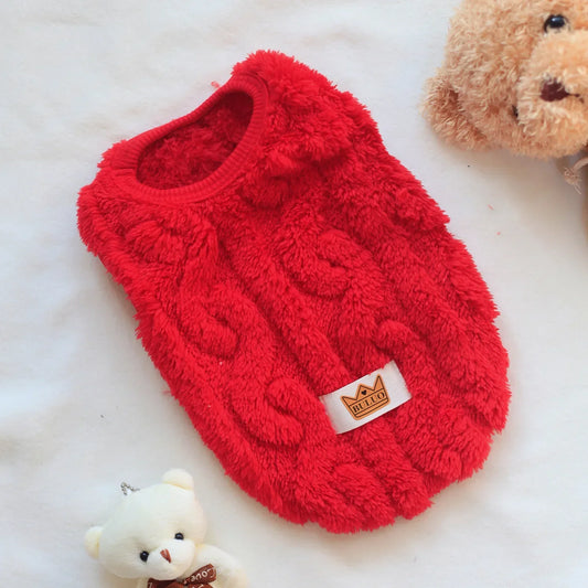 Warm Fleece Sweatshirt for Cats.