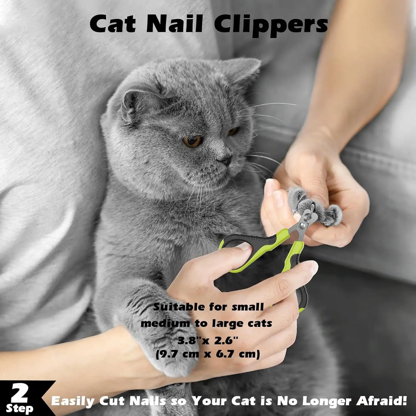 3-Piece Cat Grooming Kit.