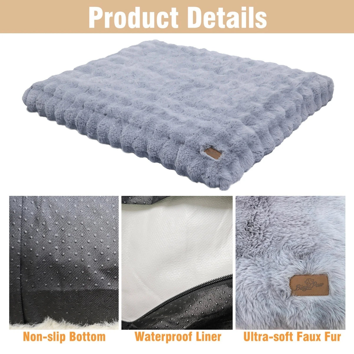 Ultra-Soft Plush Dog Bed.