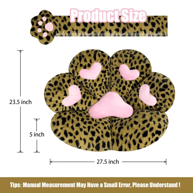 Ultra-Soft Cat Paw Floor Cushion Chair.