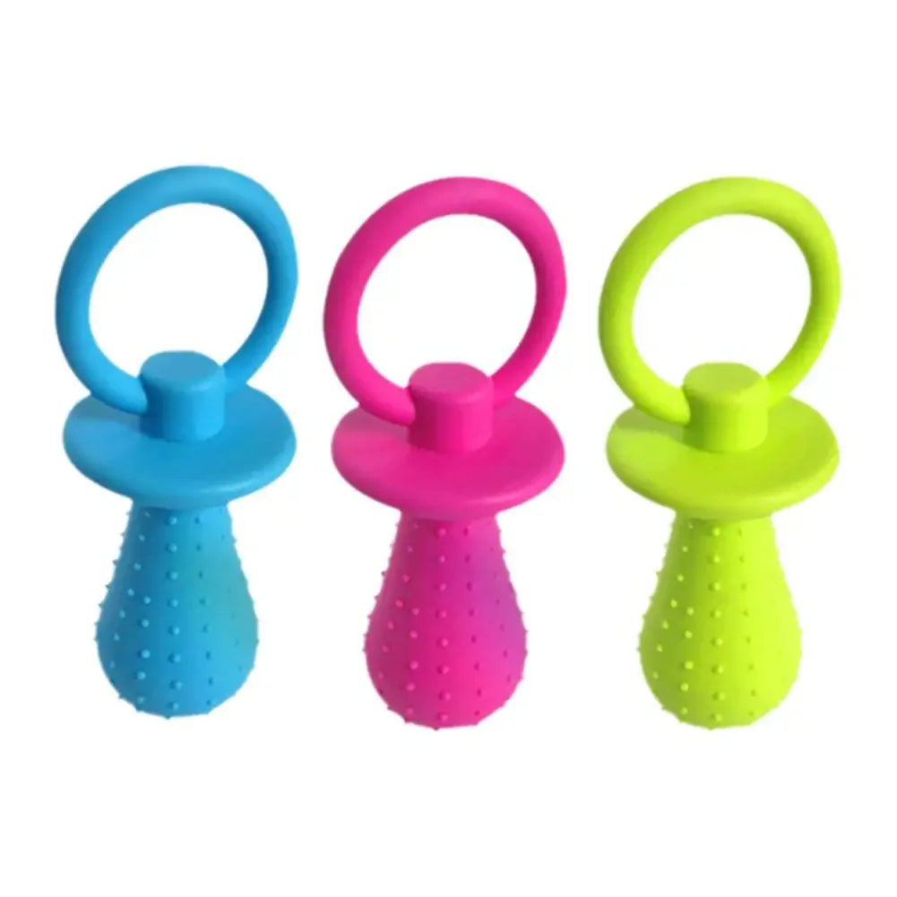 Squeaky Bell TPR Dog Pacifier Toy.