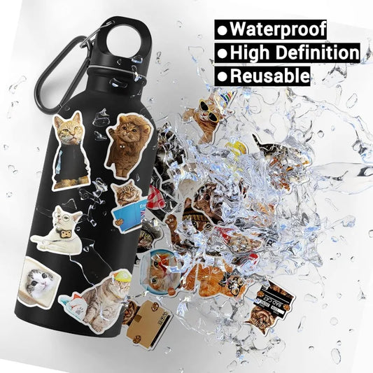 300 Pcs Funny Cat Stickers.