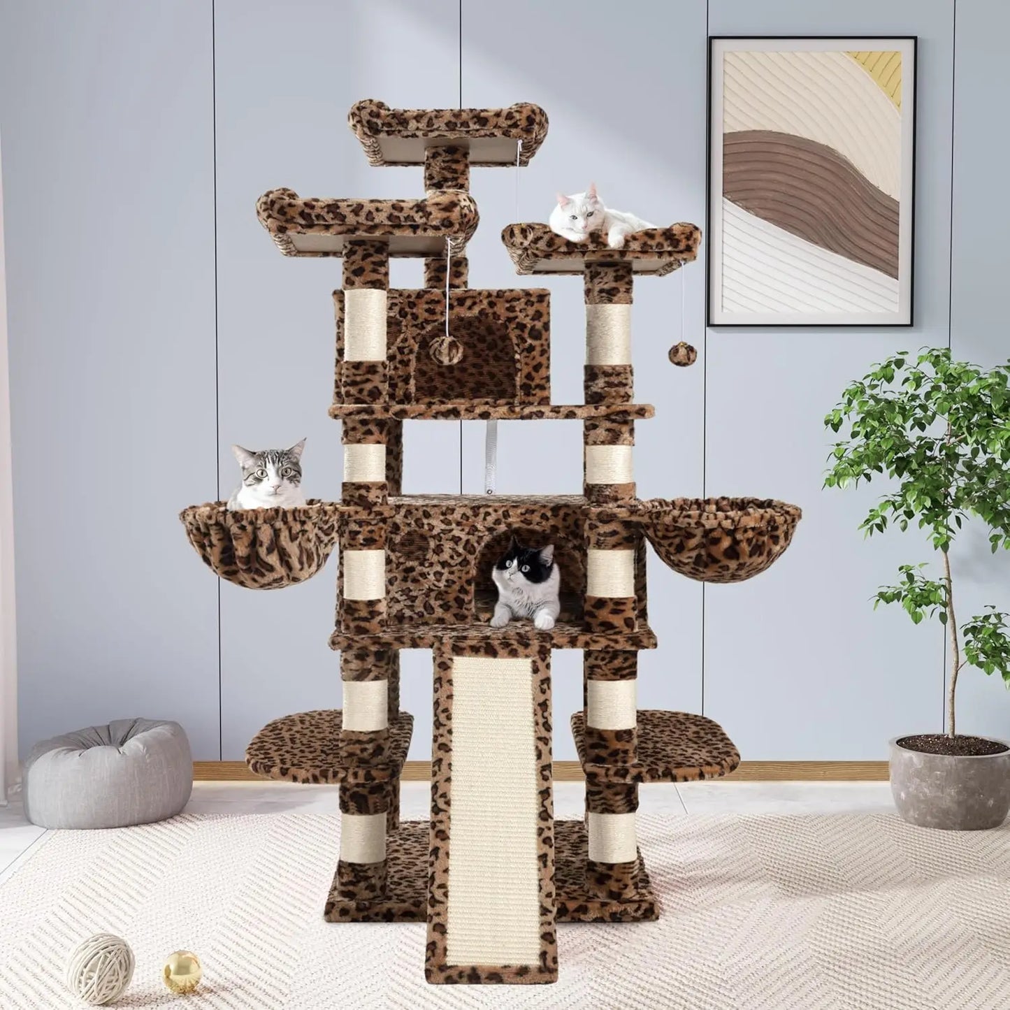 Cat Tree/House and Towers.