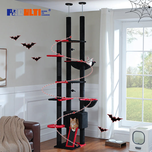 Floor to Ceiling Tall Cat Tree.