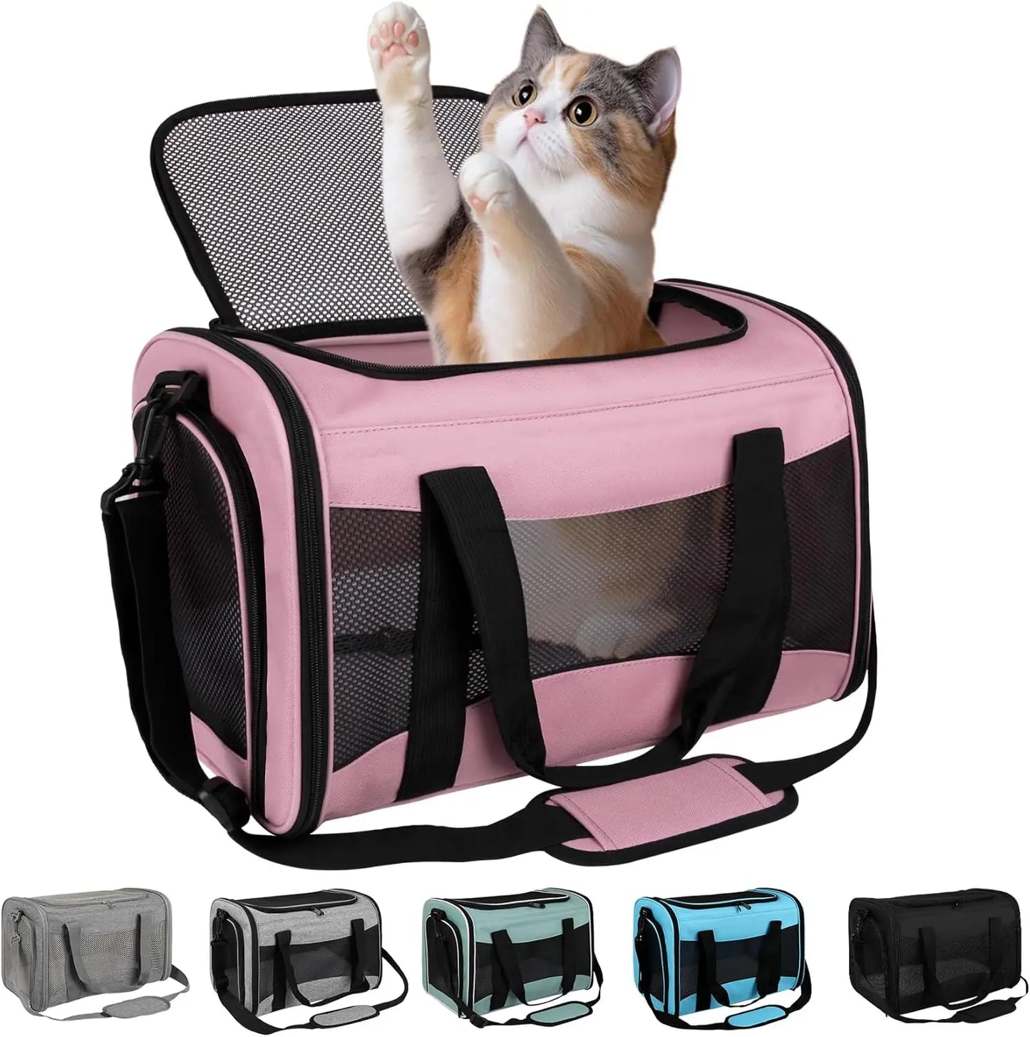 Cat carrier Case Airline Approved.